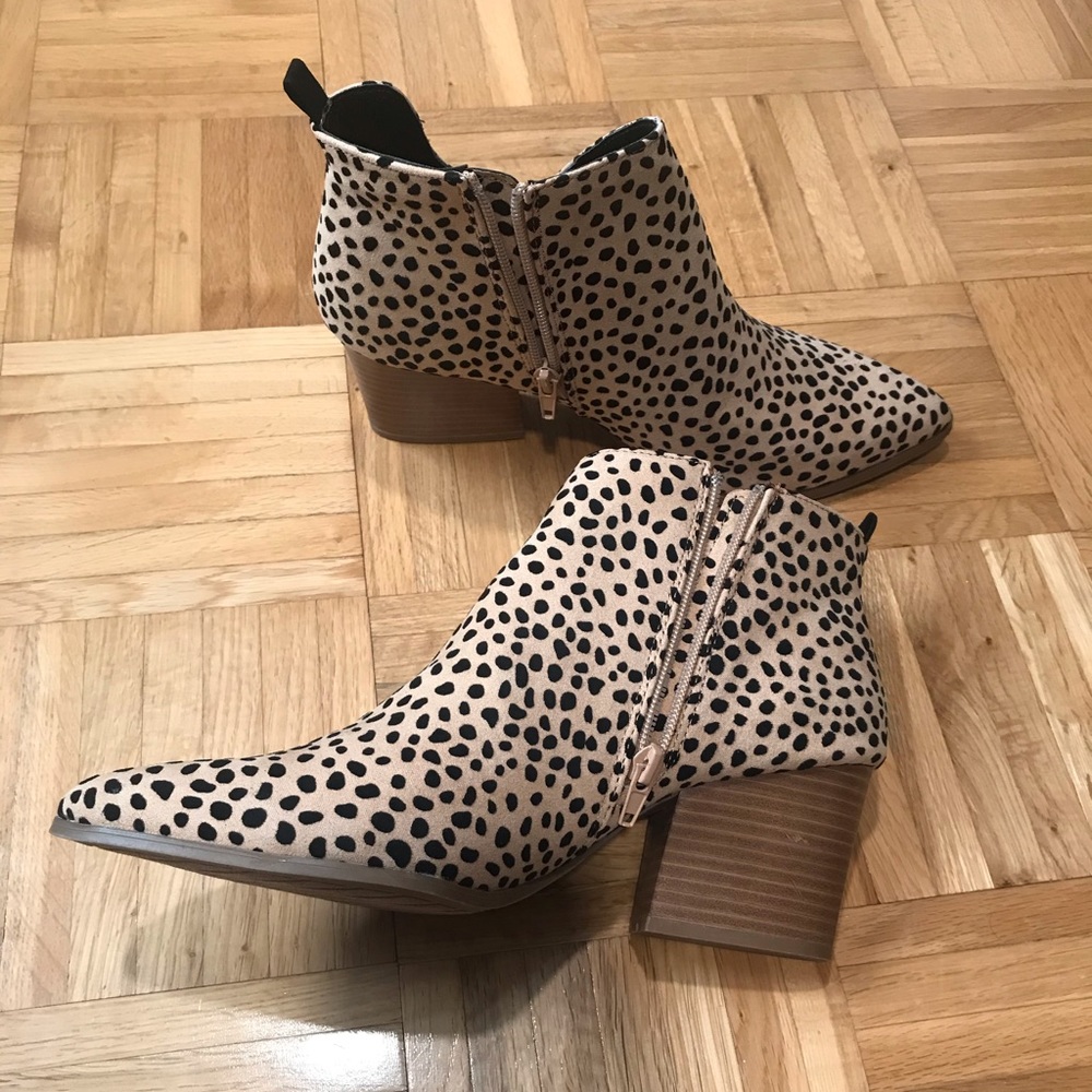 Cheetah Ankle Booties BRAND NEW!!!
